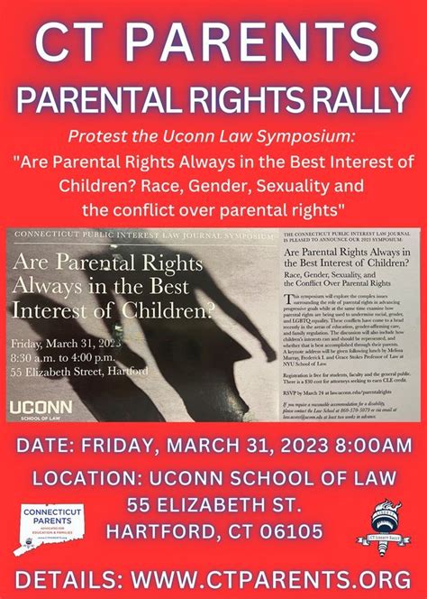 PARENTAL RIGHTS R@LLY! at UCONN SCHOOL OF LAW, UConn School of Law ...
