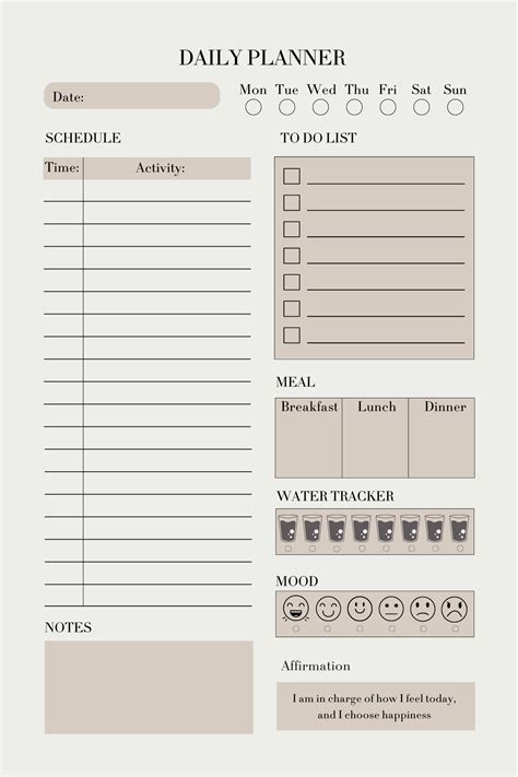 Digital Printable Daily Planner - Jena Official Store's Ko-fi Shop - Ko ...