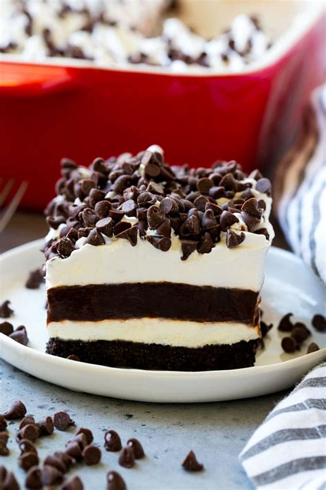 Chocolate Lasagna (No Bake)   Dinner at the Zoo