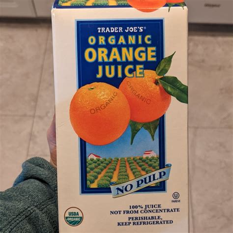 organic orange juice from Trader Joe's - Vegan Product Reviews ...