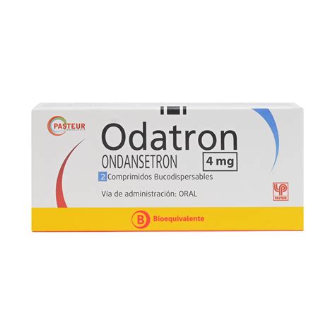 Odatron Ondansetron 4 mg 2 Comprimidos Bucodispersable - FarmaCompara