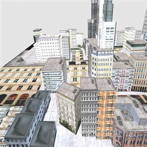 3D城市建筑模型设计图__3D设计_3D设计_设计图库_昵图网nipic.com