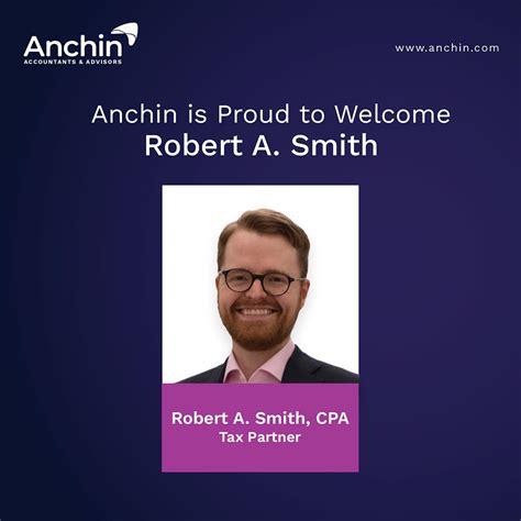 We are pleased to welcome Robert A. Smith, CPA, as a Tax Partner and ...