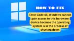 Image result for Error Code 46