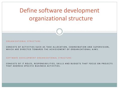 Image result for Software Development Organizational Structure