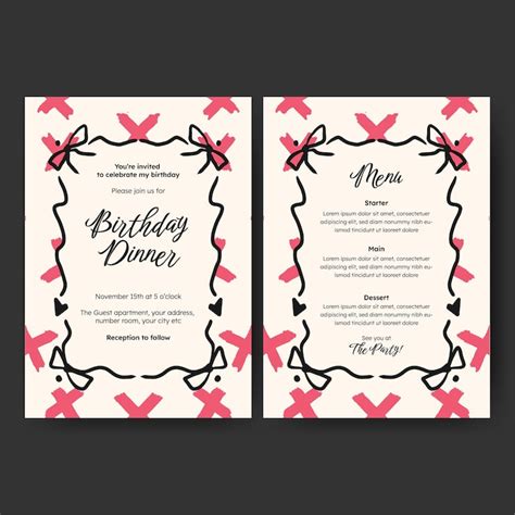 Page 4 | Birthday menu Images - Free Download on Freepik