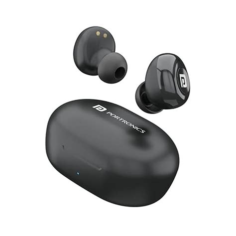 Portronics Harmonics Twins S3 Smart TWS Bluetooth 5.2 Earbuds with 20 ...