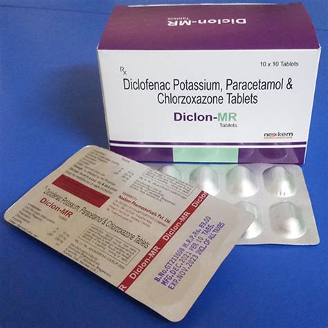 DICLON-MR Tablets Nexkem Pharmaceuticals Pvt. Ltd.