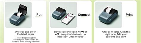 AUSHA B1 Bluetooth Label Printer - Small Portable Thermal Label Maker ...