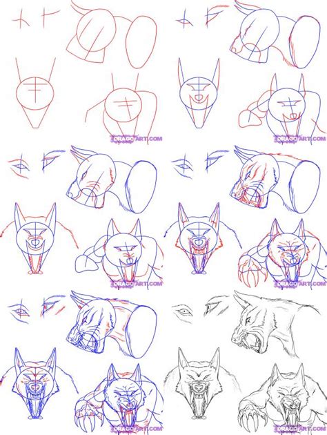 Image result for How to Draw a Werewolf Step by Step Tutorial