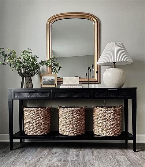 Pin by Odette on Front room | Console table styling, Entryway table ...