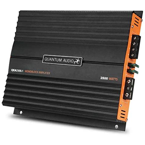 Quantum Audio QEA2500.1 2500W Max Class-D MonoBlock Car Subwoofer ...