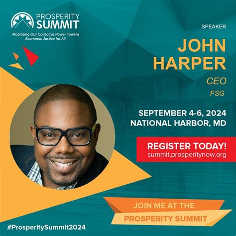 Join FSG at Prosperity Now's 2024 Summit 👇 FSG CEO John Harper will be ...