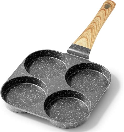 GiPP Non Stick Egg Pan, 4-Cup Granite Omelette Pan Skillet for ...