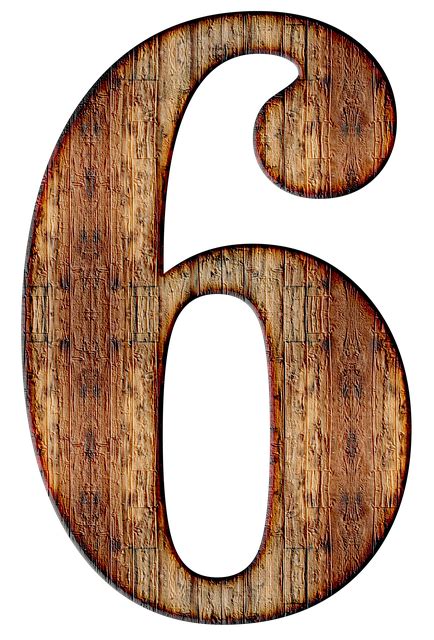 Number 6 Digit · Free vector graphic on Pixabay