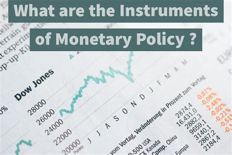 What are the Instruments of Monetary Policy ? – Aim Institute of Economics