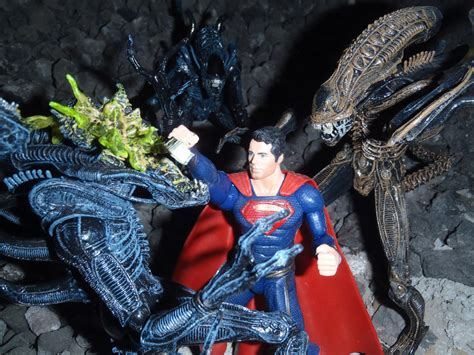 Image result for Alien XVS Superman