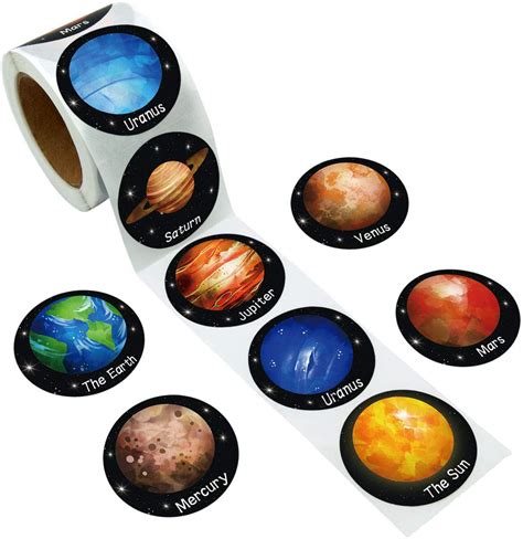 Buy Stickers, Solar System Stickers, Realistic Stickers, Planet Outer ...