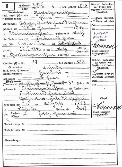Help translating old German family history records : r/Kurrent