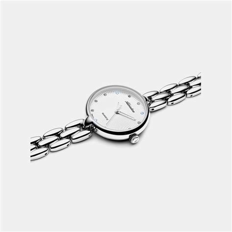 Essence Women Quartz Silver Dial Analog Stainless Steel Watch A3788.51 ...