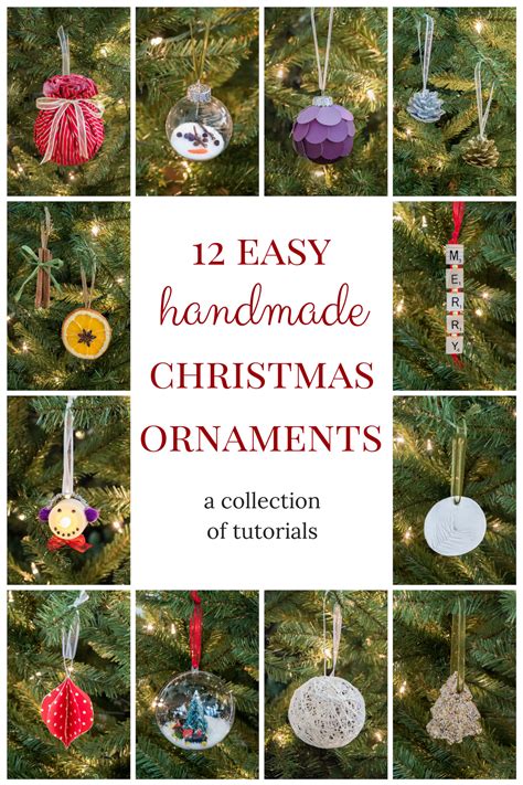 Diy Handmade Christmas Ornaments