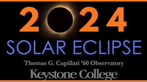 Keystone College Observatory Solar Eclipse Viewing, Cupillari ...