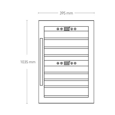 Carysil Free Standing Wine Cooler CW 38 BOTTLE on decure.in – Decure.in