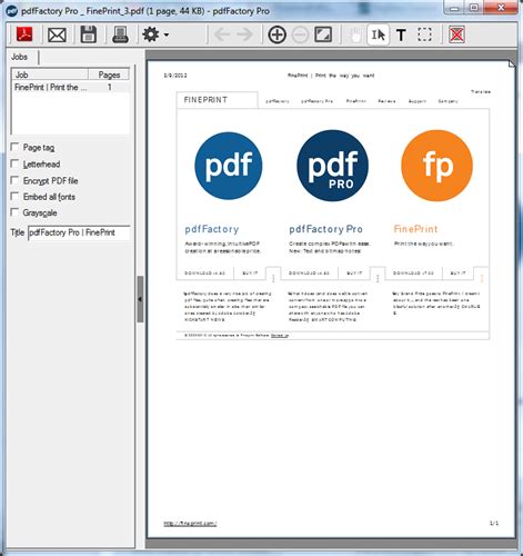 Download pdfFactory Pro 6.25 Free - ALL PC World