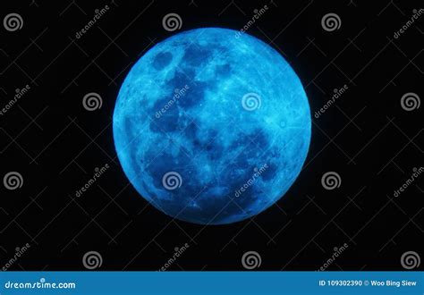 Super Blue moon stock photo. Image of blue, lunar, eclipse - 109302390