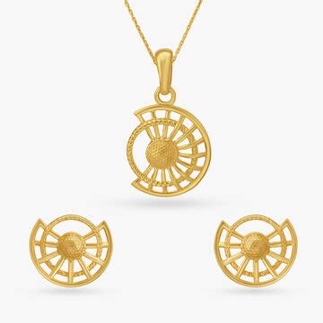 Gold Pendant Sets | Buy Gold Pendant Sets Online