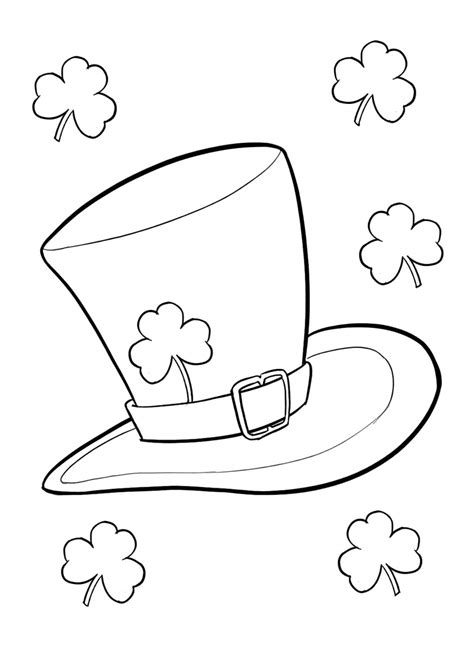 Shamrock Coloring Sheet