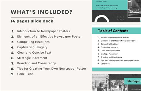 Newspaper Poster Template in PPT, PDF, Google Slides, Apple Keynote ...