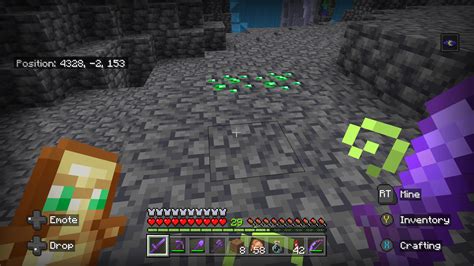 Deepslate Emerald Ore ..this rare? : r/Minecraft