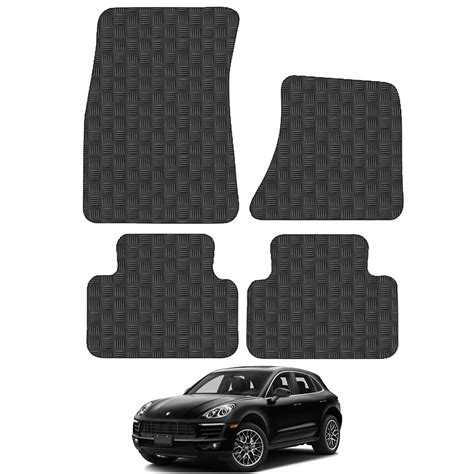 Porsche Macan 2016-Onwards Car Floor Mats Rubber Tailored Fit 4pc Set ...