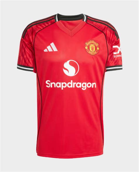 Manchester United 2025-26 Home Jersey Player Version for Fans | Striker ...
