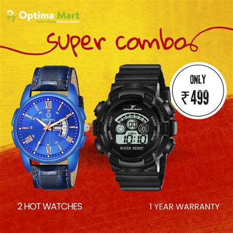 "Optima Formal & Casual Analog Watch Combo: Choice of India National ...