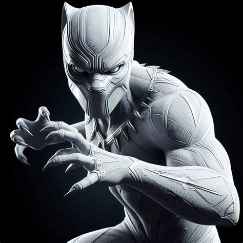 White Black Panther | Black panther marvel, Black panther comic, White wolf marvel