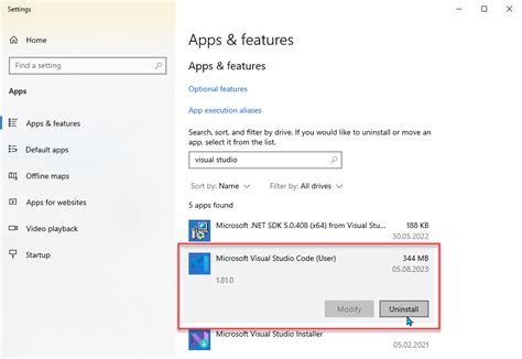 Image result for How to Remove vs Code Completely
