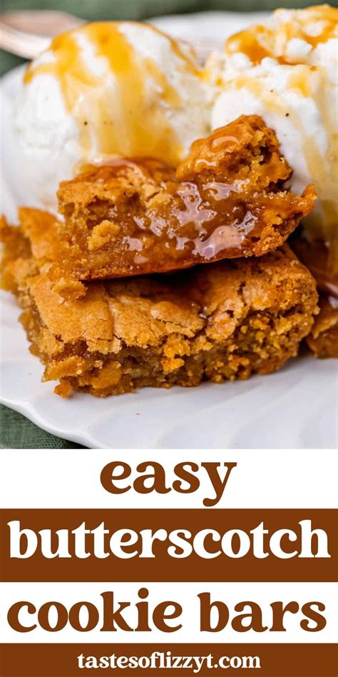 Irresistible Butterscotch Cookie Bars Recipe