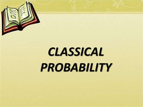 Image result for Classical Approach Probability Example