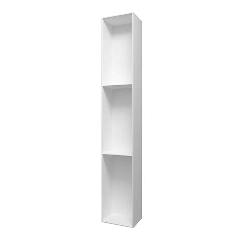 Wall cabinet 48" x 8" x 6" in matte white