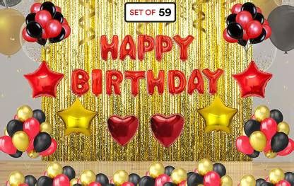 Flipkart.com | Theme My Party Printed Birthday decoration combo kit ...