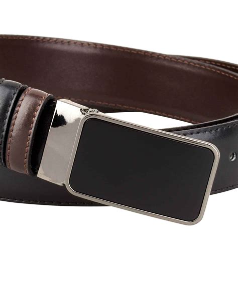 Buy Men's Reversible Belt - Black Brown Leather - Free Deivery
