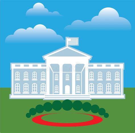 White House stock vector. Illustration of america, historical - 49275565
