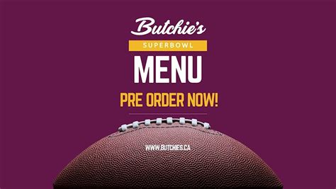 SUPER BOWL PARTY BOX, Butchie's, Whitby, 11 February 2024 | AllEvents