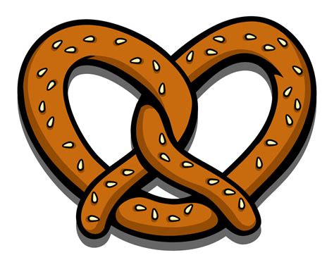 ilustración de pretzel de dibujos animados 11972485 Vector en Vecteezy