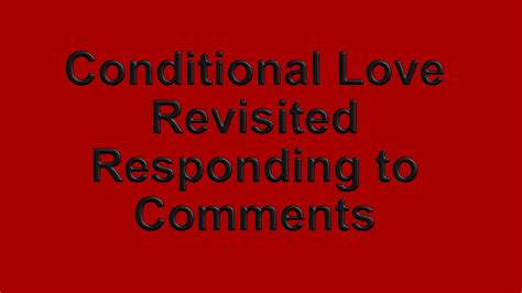 conditional love quotes
