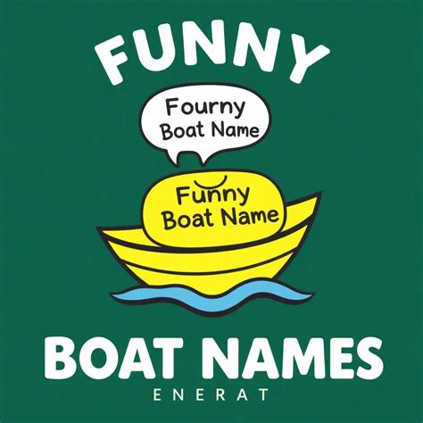 Funny Boat Names Generator - Get Hilarious Boat Name Ideas! - Name ...