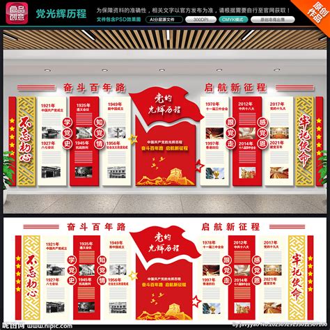党光辉的历程设计图__展板模板_广告设计_设计图库_昵图网nipic.com