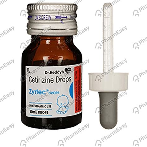 Buy Zyrtec 10 MG Oral Drop (10) Online at Flat 15% OFF | PharmEasy